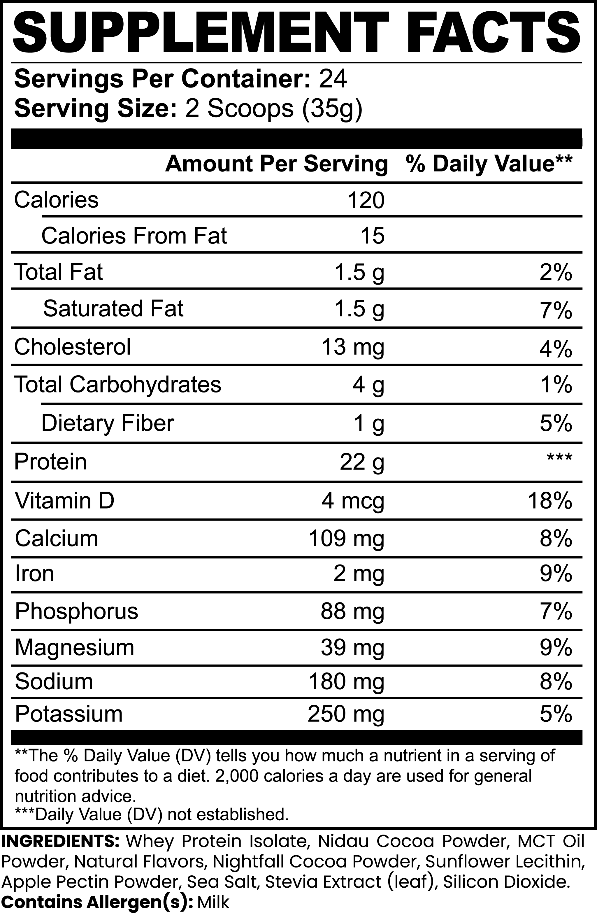 OPTI-SURGE 100% Whey Protein Isolate (Chocolate)